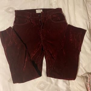 Velvet free people high waisted plants
